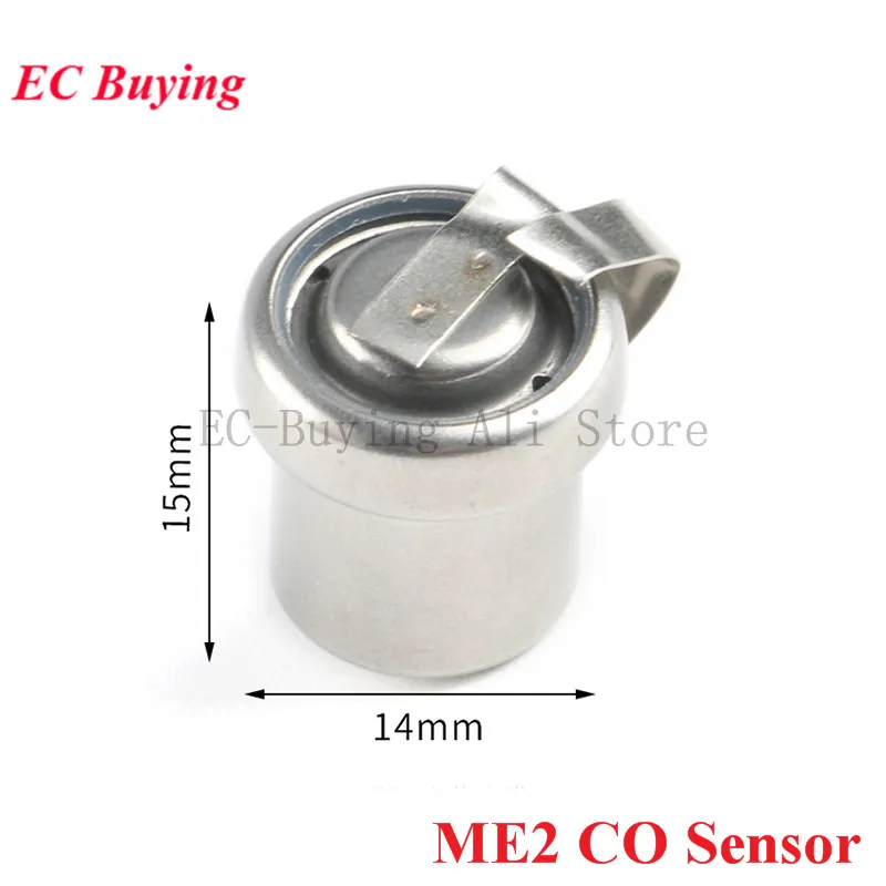 ME2-CO 14*14mm Carbon Monoxide Sensor Module Gas Sensor For Co Concentration Detector Smoke Alarm Probe Sensor ME2 CO 14x14mm