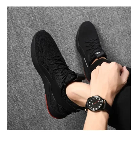 

2021 new men Sneakers Breathable lace-up High Quality Comfortable Non-slip Soft Mesh flat Casual shoes