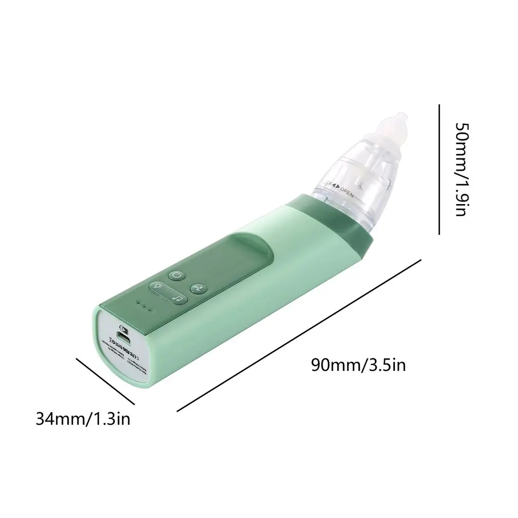 

Nasal Aspirator Baby Electric Nasal Aspirator Adjustable Suction Newborn Baby Nose Cleaner Safety Hygienic Nasal Patency Tool