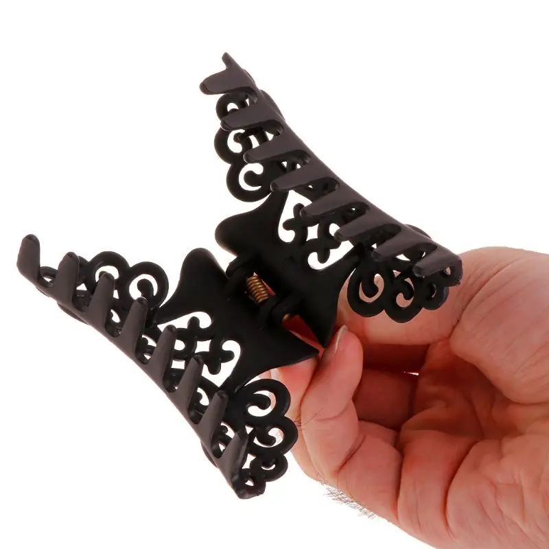 Новое поступление зажимы для волос большого размера женщин пластиковые головные