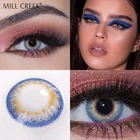 Цветные линзы Mill Creek для красоты, контактные линзы для зрачков, косметика для глаз, степень близорукости, 2 шт.пара, рецептурный макияж, новинка 2021