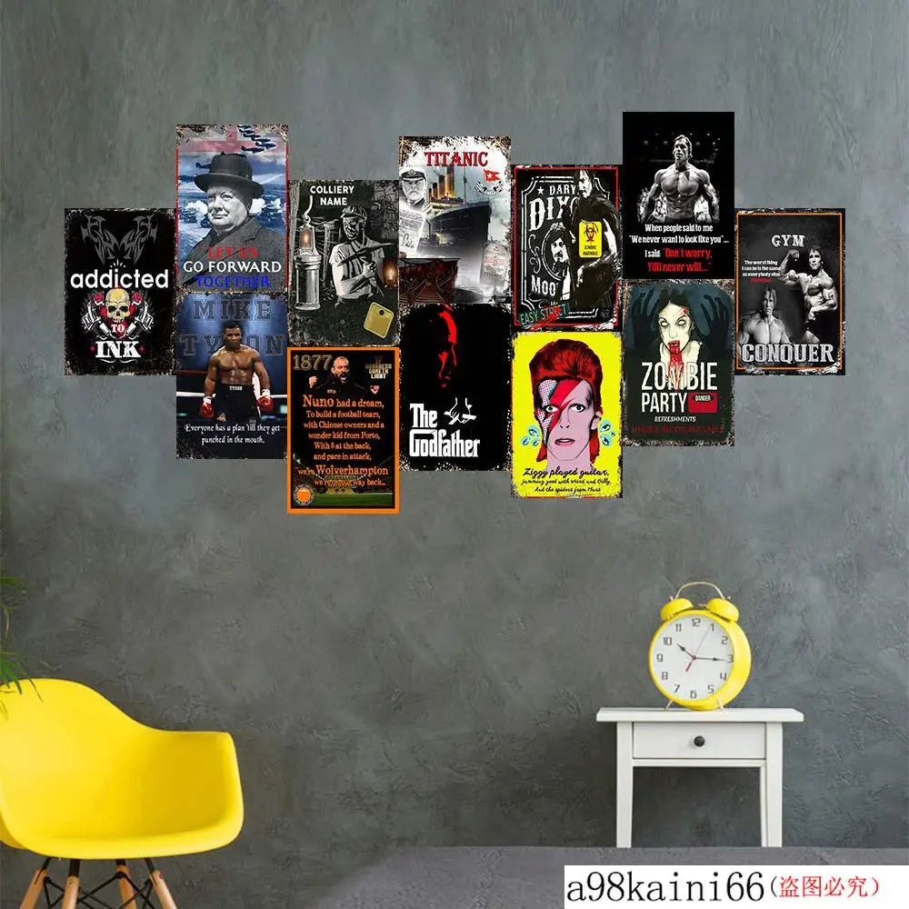 

The Godfather Retro Sign Vintage Metal Car Sign Bar Pub Club Plaque Poster Tin Sign Home Decor