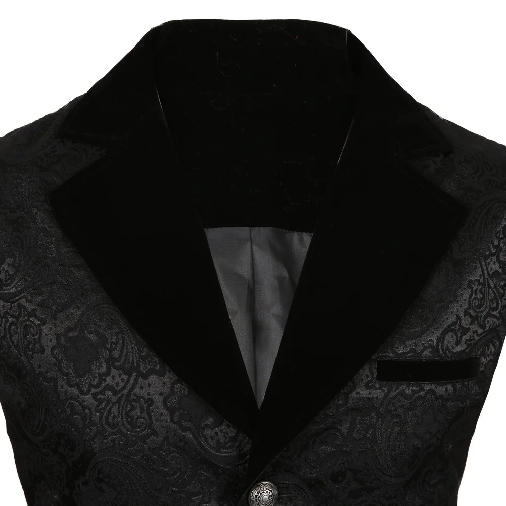 Мужской жилет костюм в стиле стимпанк винтажный викторианском куртка без