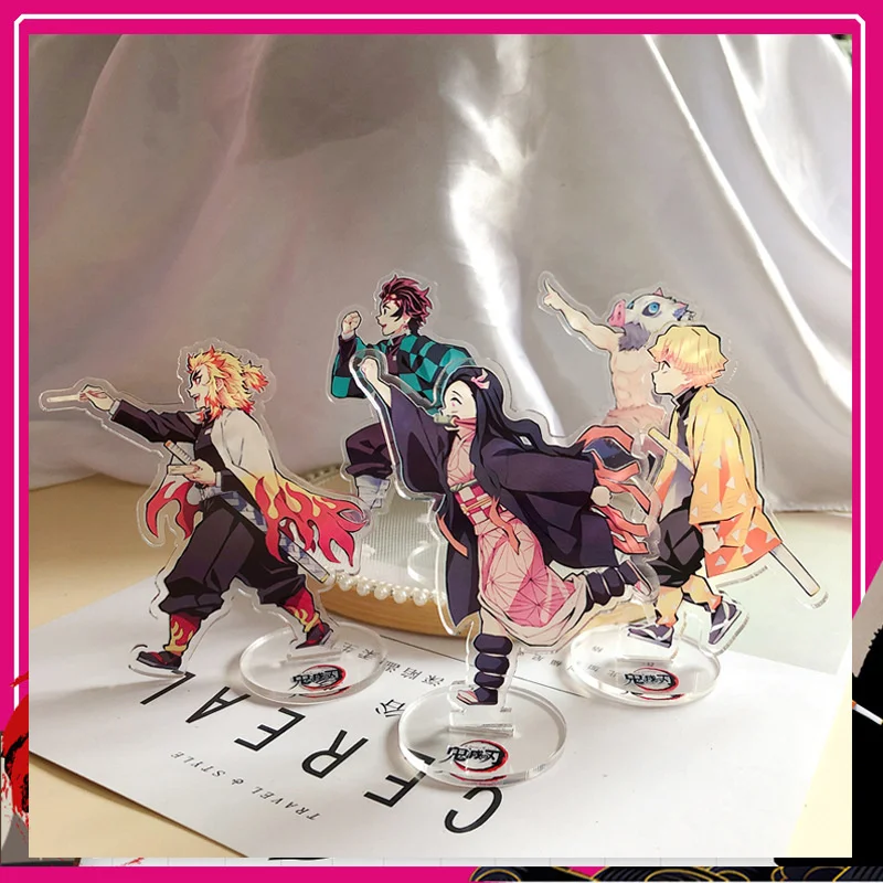 

Anime Demon Slayer Live Edition Kimetsu No Yaiba Kamado Tanjirou Acrylic Frame Model Decoration Toy Infinite Train Decoration