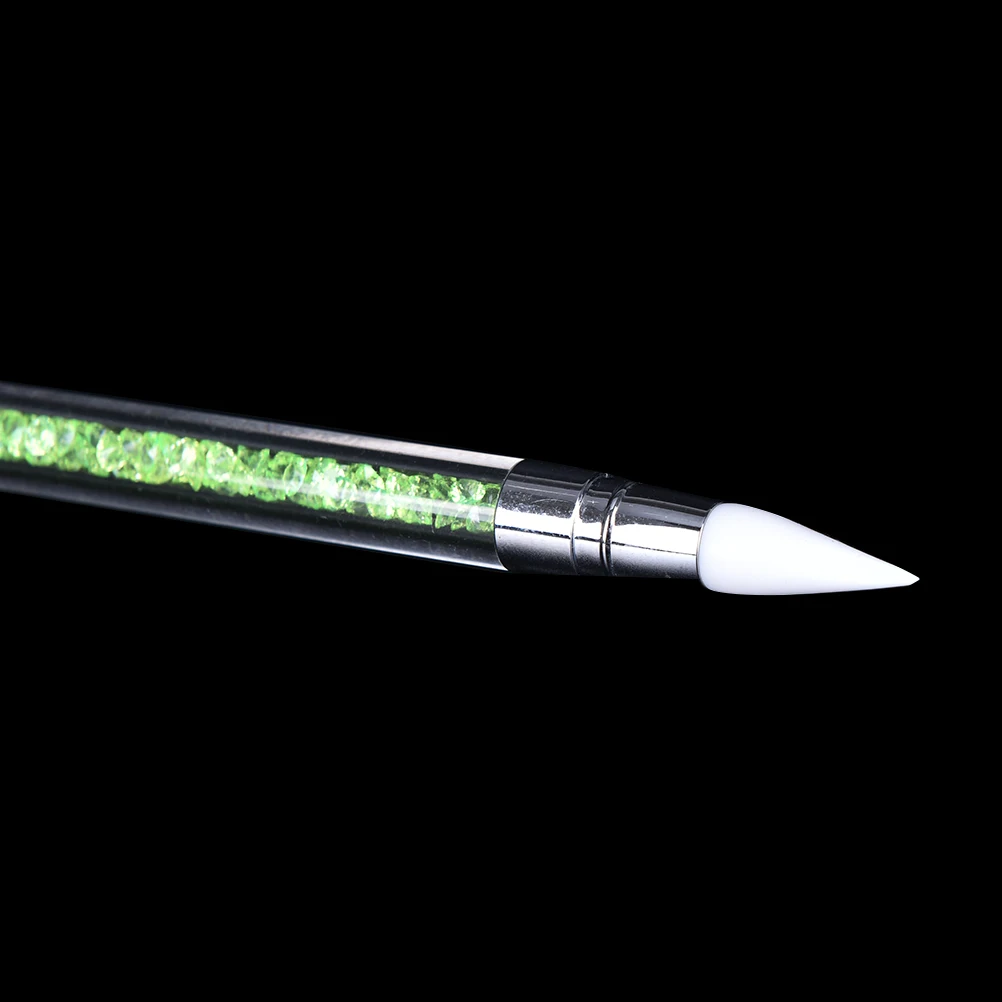 3D Image DIY Dotting Brush Drawing Nail Art Tools 2 Way Rhinestone Crystal Pen Sculpture | Красота и здоровье