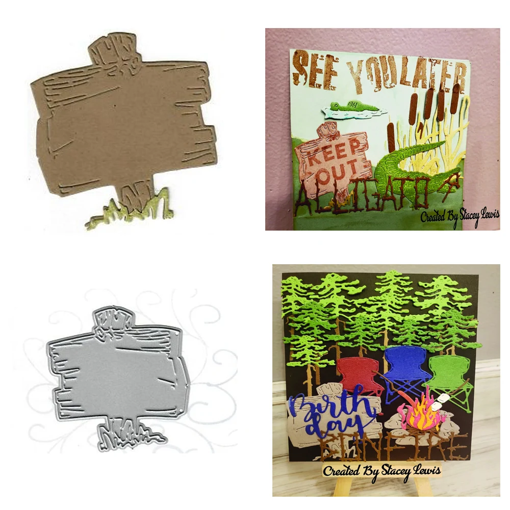 Металлические штампы для изготовления поздравительных открыток и альбомов