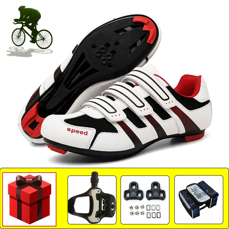 Bbreathable Road Cycling Shoes Add Pedals Self-locking Riding Bicycle Sneakers Bicicleta Triatlon Outdoor Unisex Bike Footwear
