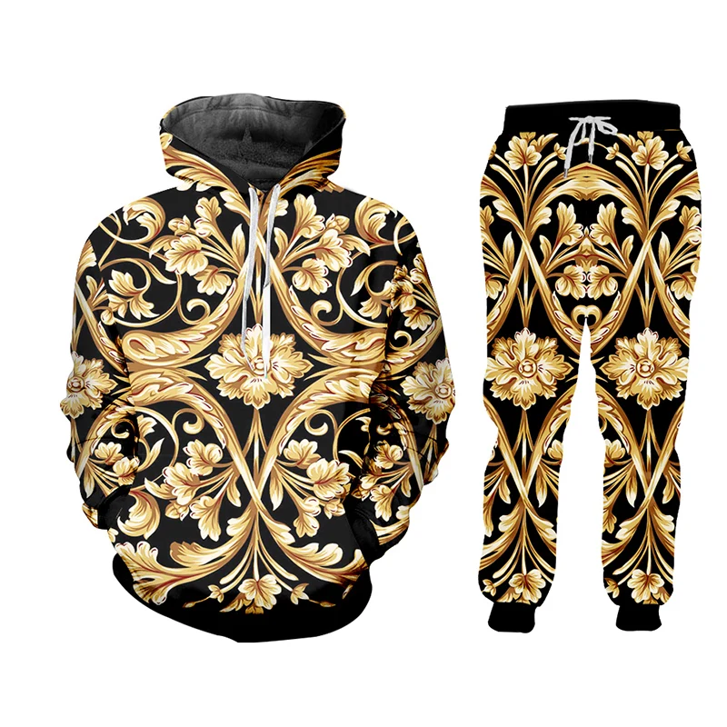 

UJWI 3D Custom Print Men/Woman two piece set Birthday party Couple Tracksuit Sweatsuit Sweatshirt Hoodies pants Dropship 5XL