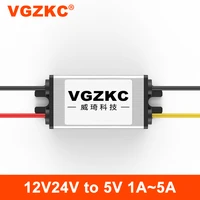 12v 24v to 5v 1a 2a 3a 4a 5a dc power converter 24v to 5v automotive step dc voltage regulator module