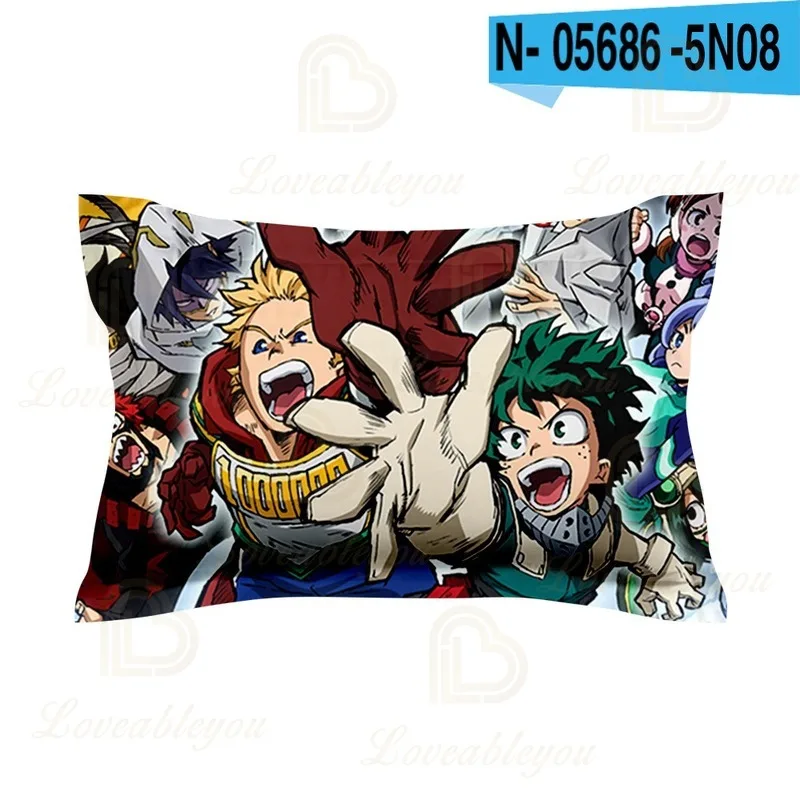 

My Hero Academy-Four-piece Bedding Set for Dormitory Living Room Kids Bed Cover Set Cover Adult Child Bed Sheet and Pillowcases