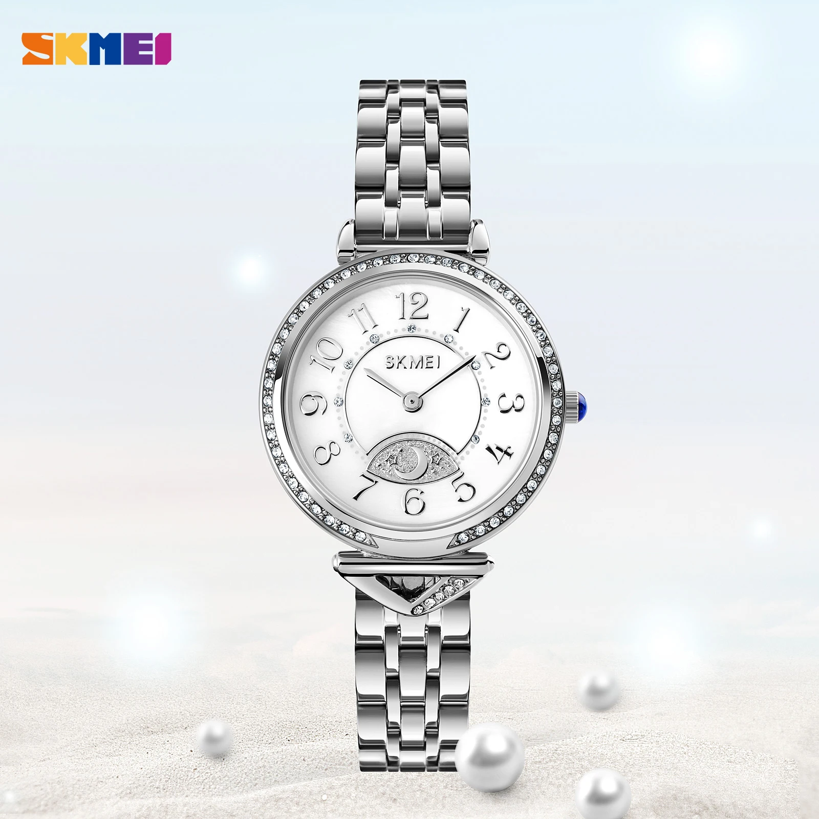 

Rose Gold Luxury Women Quartz Watches SKMEI Top Brand Elegant Style Creativity Dial Wristwatch Women Watch Fashion Ladies Montre