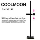 Coolmoon видеокарта поддержка ГП алюминий, вертикальный Монтажный кронштейн VGA, черныйбелый VT192