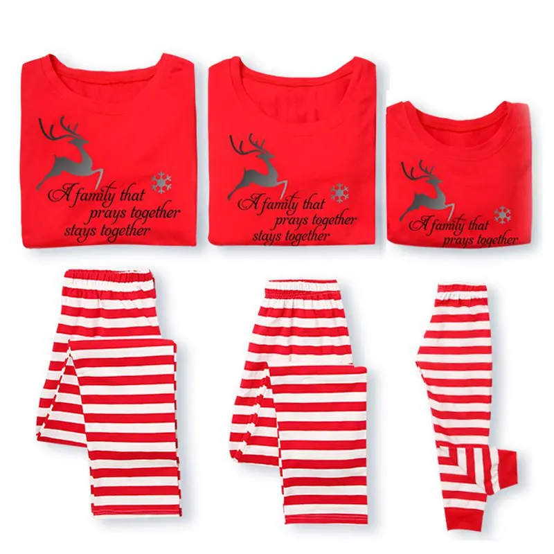 

2020 Autumn and Winter New Home Service Parent-child Suit Christmas Parent-child Suit Couple Clothes Christmas Outfits