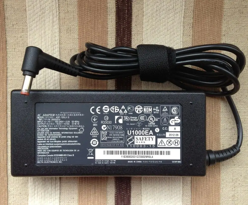 Адаптер переменного тока huiyuan 120 Вт Подходит для ноутбука Lenovo IdeaPad Y410p/Y510p|Адаптеры