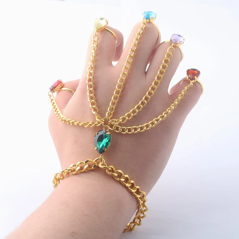 Мстители Бесконечность гаунтлет камень драгоценный костюм танос Шарм браслет