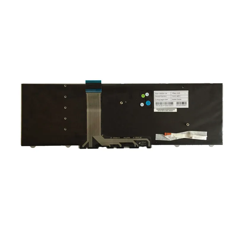 Новая клавиатура для ноутбука Clevo P750ZM G P751ZM P750DM P770DM