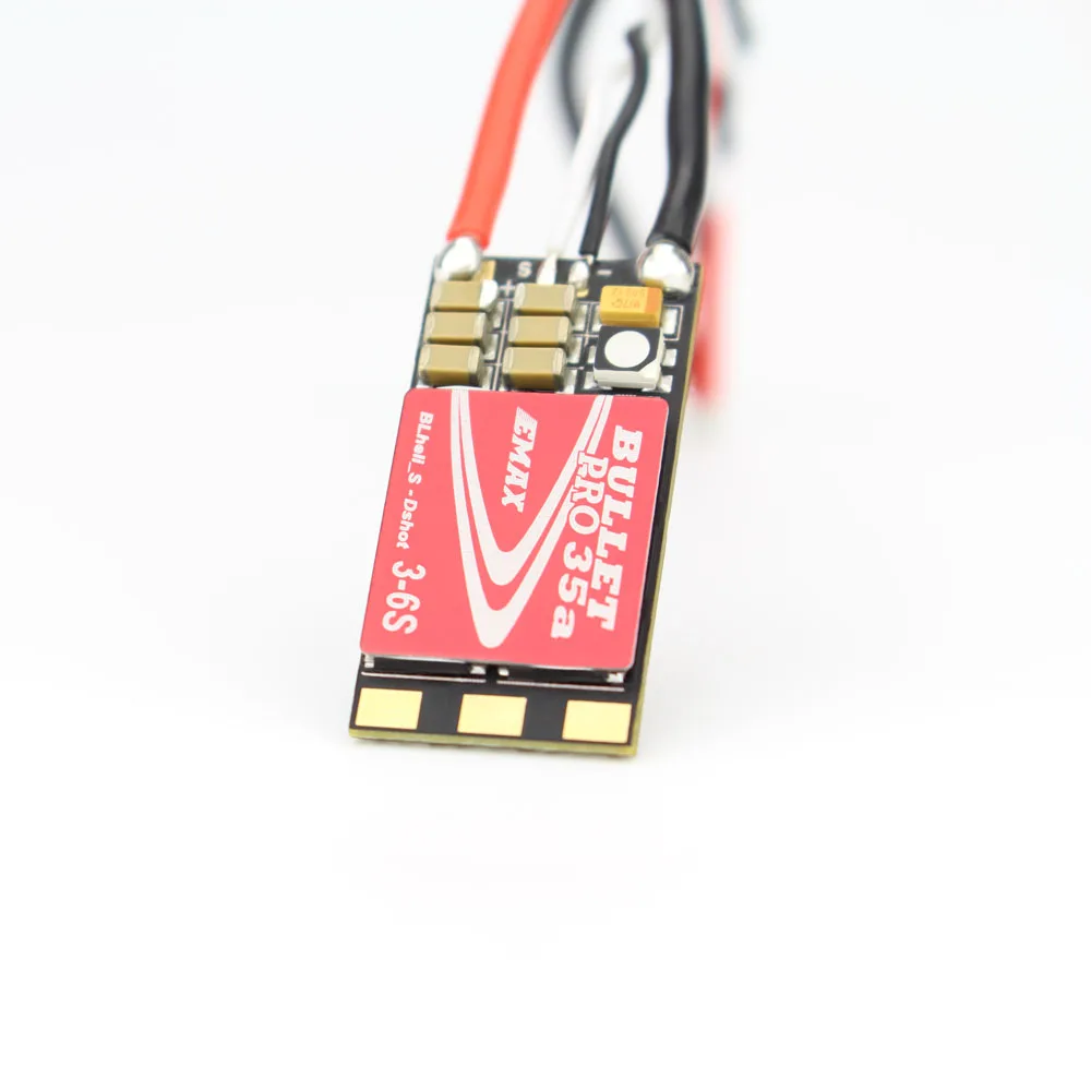 

4 компл./лот Emax Bullet 35A Pro 3-6S blheli _ S Dshot600 бесщеточный ESC для радиоуправляемого квадрокоптера мультикоптера