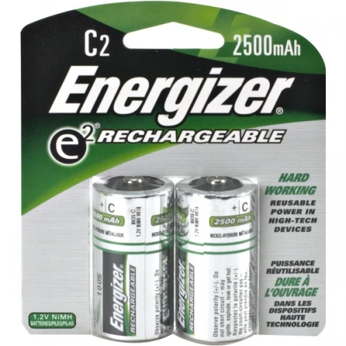 Energizer C 2500 mAh BL2 арт. 1370 | Аккумуляторы