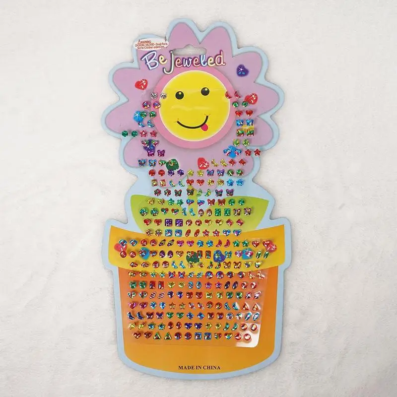 3D Детские Мультяшные наклейки для детского сада Подсолнух книга вознаграждение