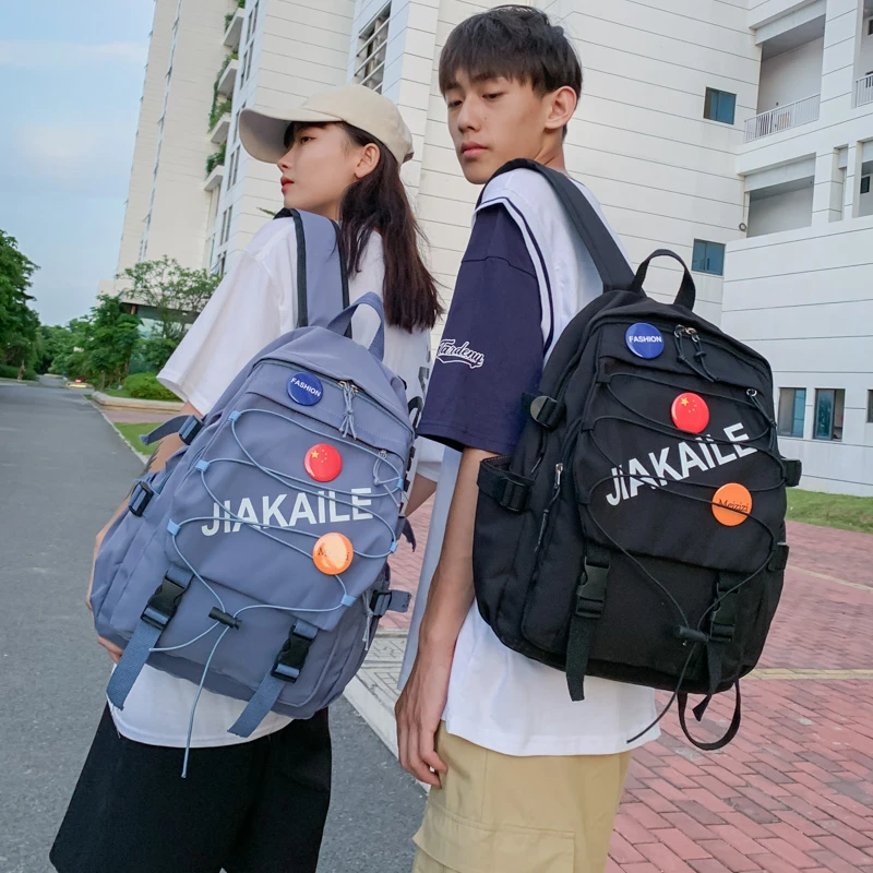 

High School Student Backpack 2021 New Trend Female Student Third To Sixth Grade School Bag Large Capacity Sports Backpack Male
