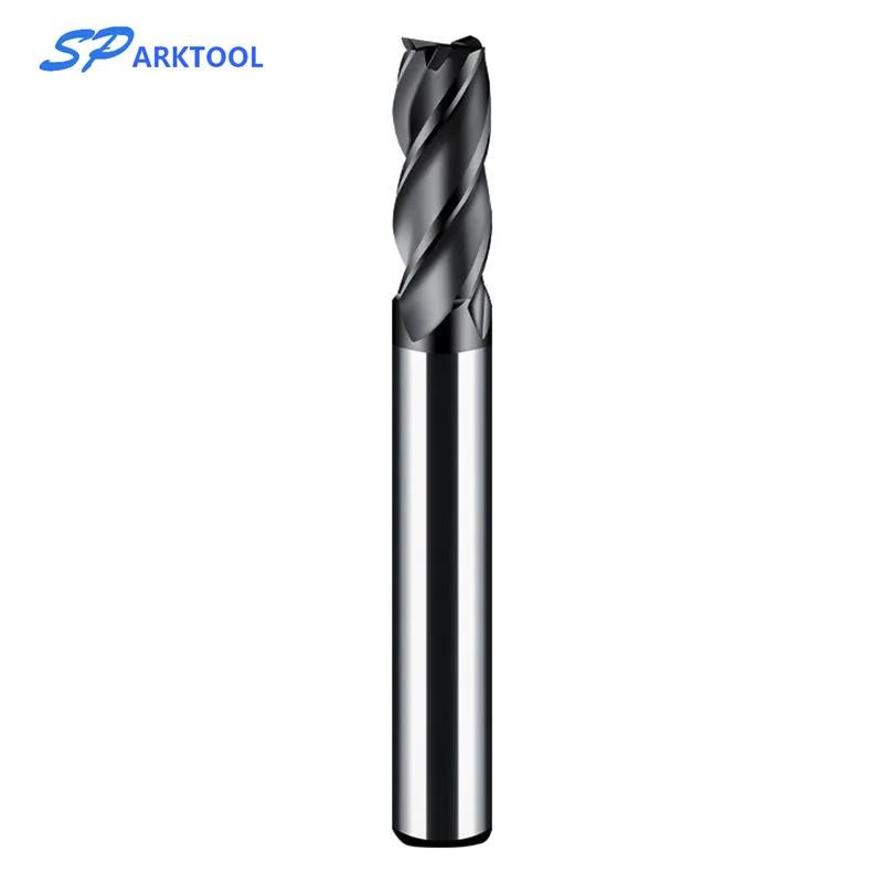 Твердосплавная Концевая фреза HRC58 инструмент для резки вольфрамовой стали с