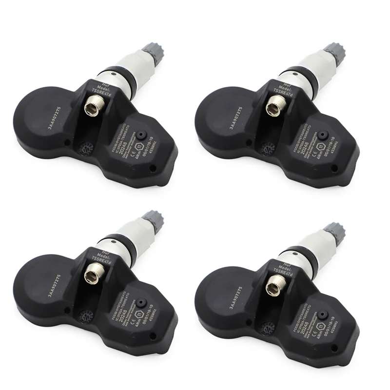 

4PCS Tire Pressure Sensor 3AA907275 For VW Tiguan VW CC CC TPMS Sensor 433MHz 3AA907275B 3AA907275D 3AA907275F
