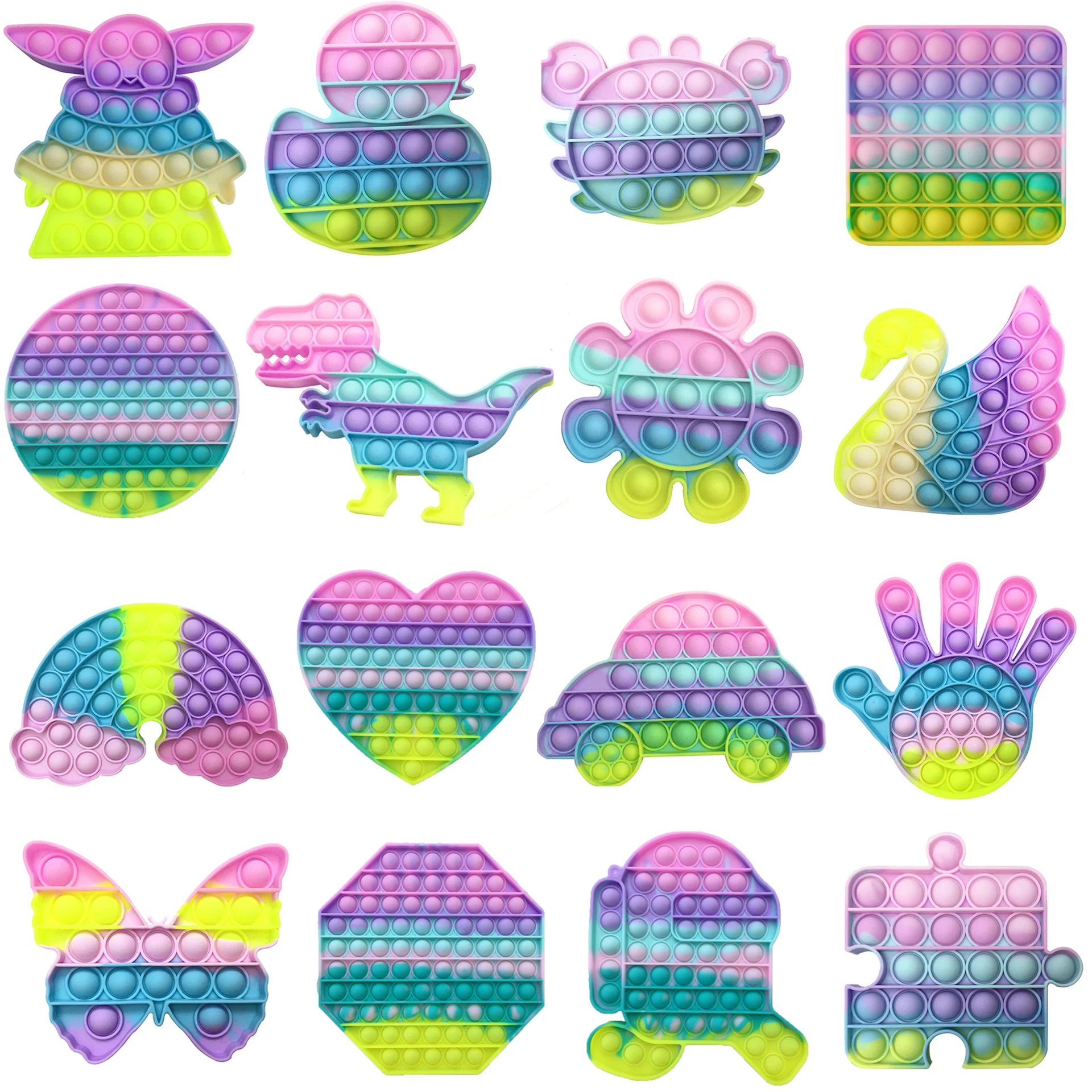 

TOP Quality Fidget Toys Pop Anti Stress Toy Marble Relief Gift For Adult Children Sensory Antistress Relief Figet Toy Box