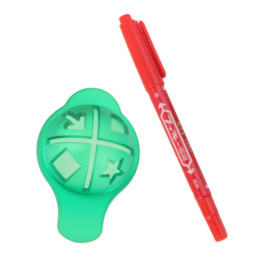 

Golf Ball Stencil Marker Pen Drawing Putting Line And Monogrammer Template