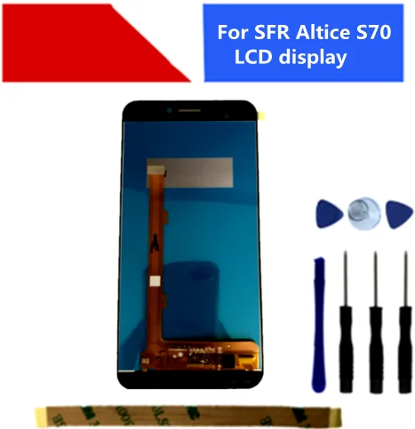 Дигитайзер сенсорного экрана и ЖК-экран в сборе с инструментами черного золотого