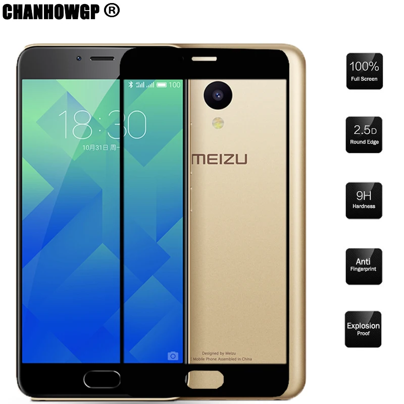 Полностью закаленное стекло для Meizu M5 M611A M611H m5 mini meizu M5s note Защита экрана Note M621H 9H