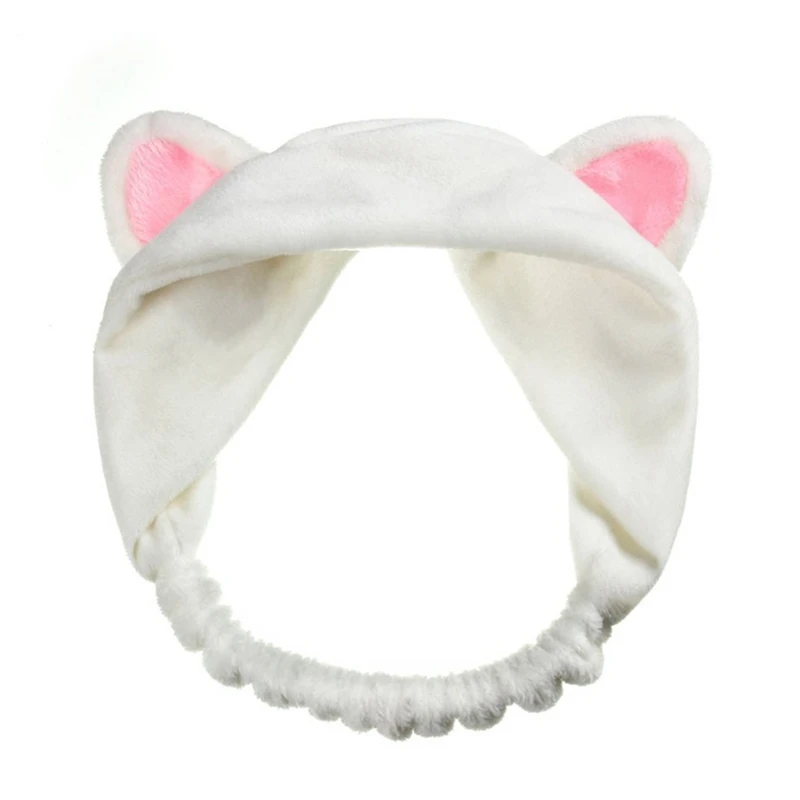 

5pcs/pack Cute Cat Ear Hair Band For Women Wash Face Makeup Running Sport Headbands