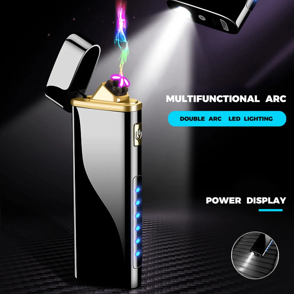 Электронная беспламенная зажигалка Usb Аккумуляторная Зажигалка инструменты для