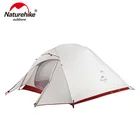 Природа поход облака 3 серии Модернизированный Сверхлегкий Открытый Кемпинг палатки с бесплатной коврик для 3 человек NH18T030-T