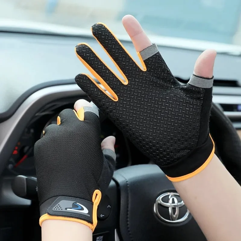 Winter Cycling Gloves Bicycle Warm Touchscreen Two Fingers Gloves Waterproof Outdoor Bike Skiing Motorcycle Riding Gloves