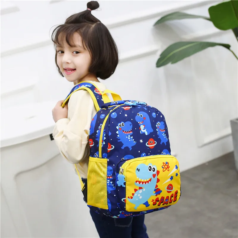 

Dinosaur Printing Nylon Children Backpacks Kids Kindergarten School Bags Backpacks Baby Boys Girls Nursery Toddler Cute Rucksack