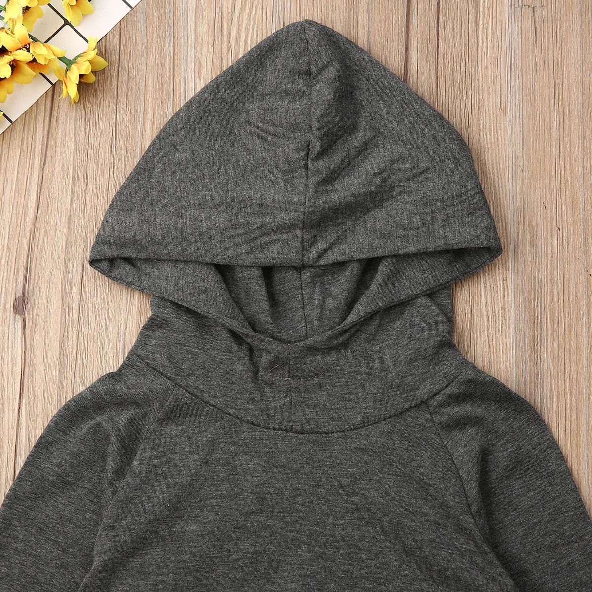 Комплект одежды для новорожденных мальчиков толстовка с капюшоном и штаны