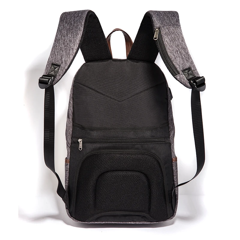 Холщовый рюкзак для мужчин и женщин повседневные серые рюкзаки ноутбука 15 дюймов