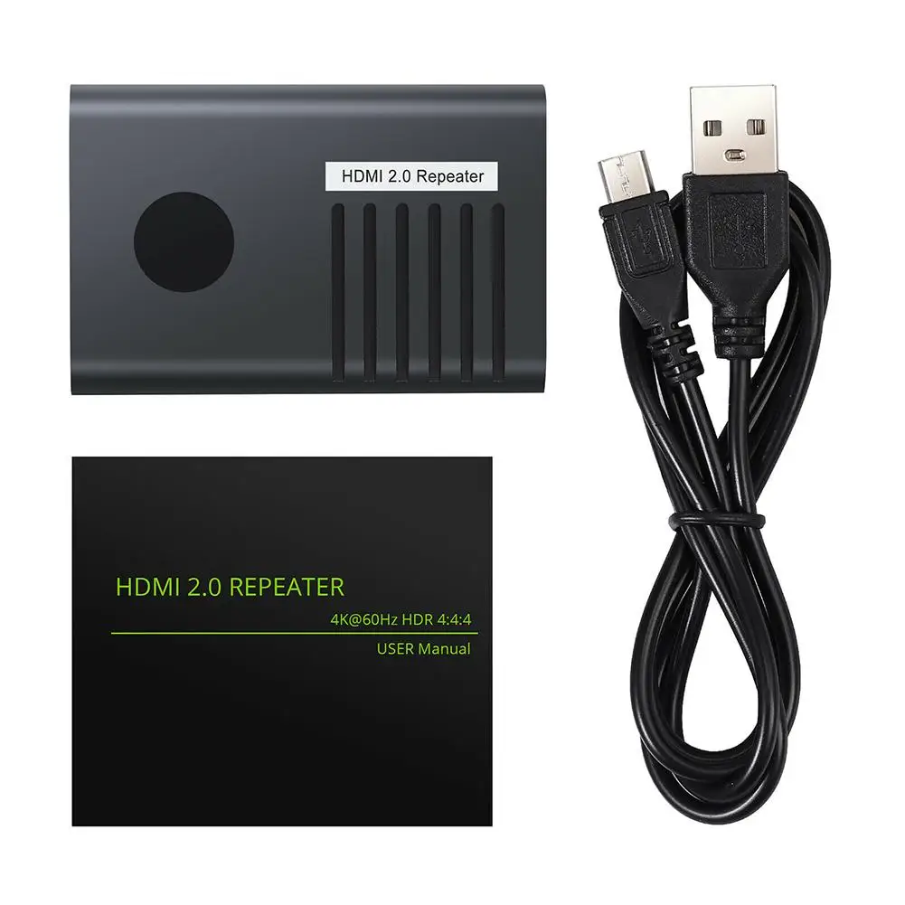 

Ретранслятор HDMI 2,0 Усилитель сигнала Усилитель 1080P 4K 60 Гц YUV 4:4:4