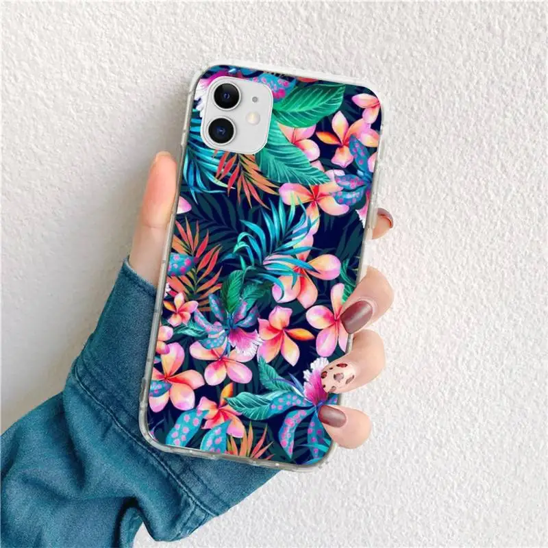 tropical jungle birds phone case for iphone 11 pro xs max 8 7 6 6s plus x 5s se 2020 xr cover free global shipping