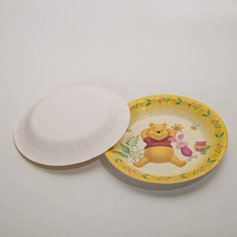 93 шт./лот Дисней Винни Пух тематическая одноразовая посуда для вечерние кружка
