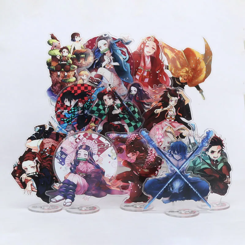 15 см аниме демон убийца Kimetsu без Yaiba камадо Tanjirou Nezuko фигурка на акриловой