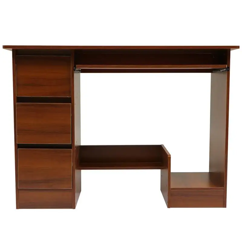 

1 Set Wooden Computer Desk Modern Writing Desk Laptop Table for Home Office