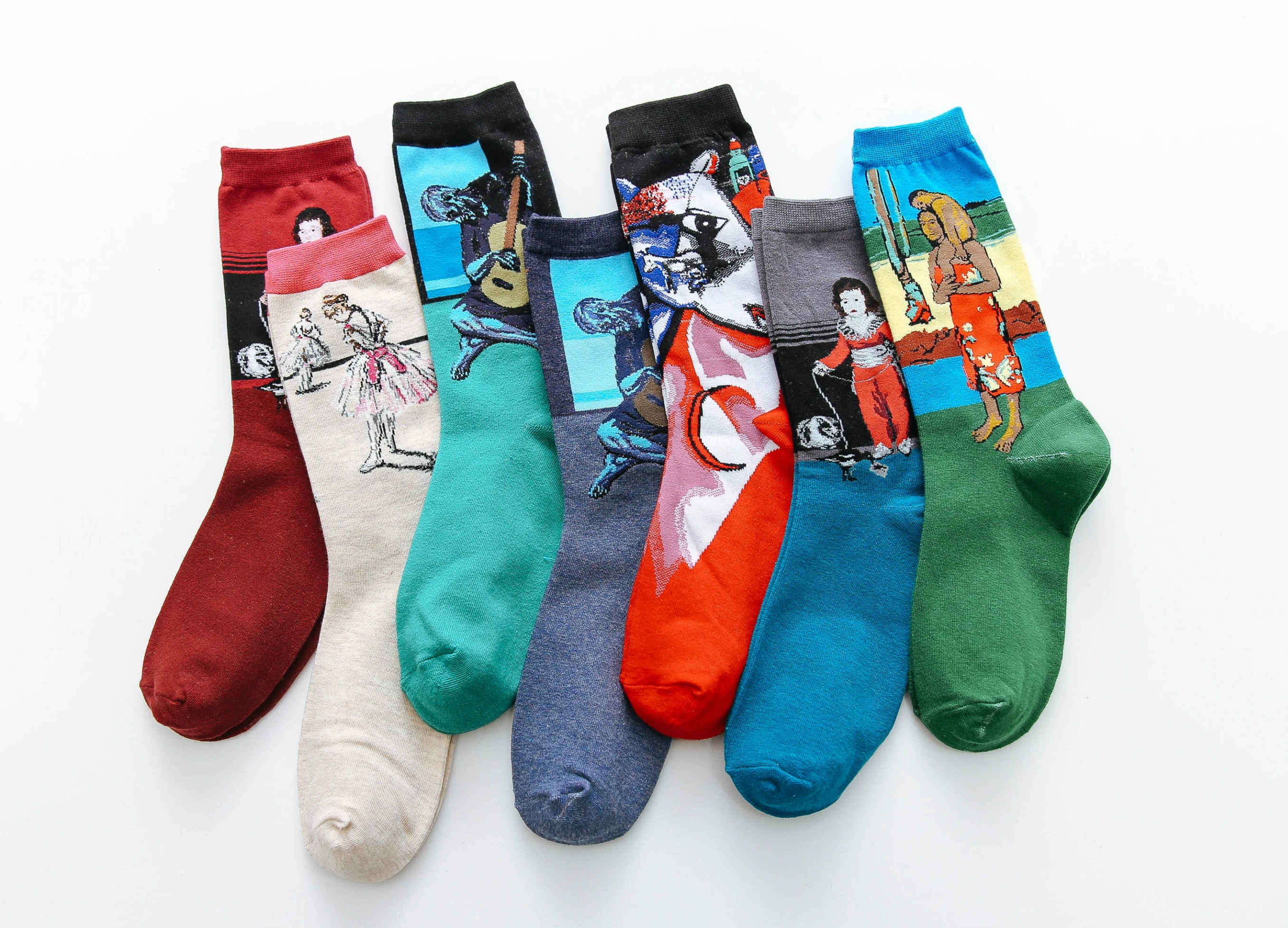 

Носки хлопковые для мужчин и женщин, оригинальные повседневные короткие носки для взрослых с рисунком, креативные, Осень-зима