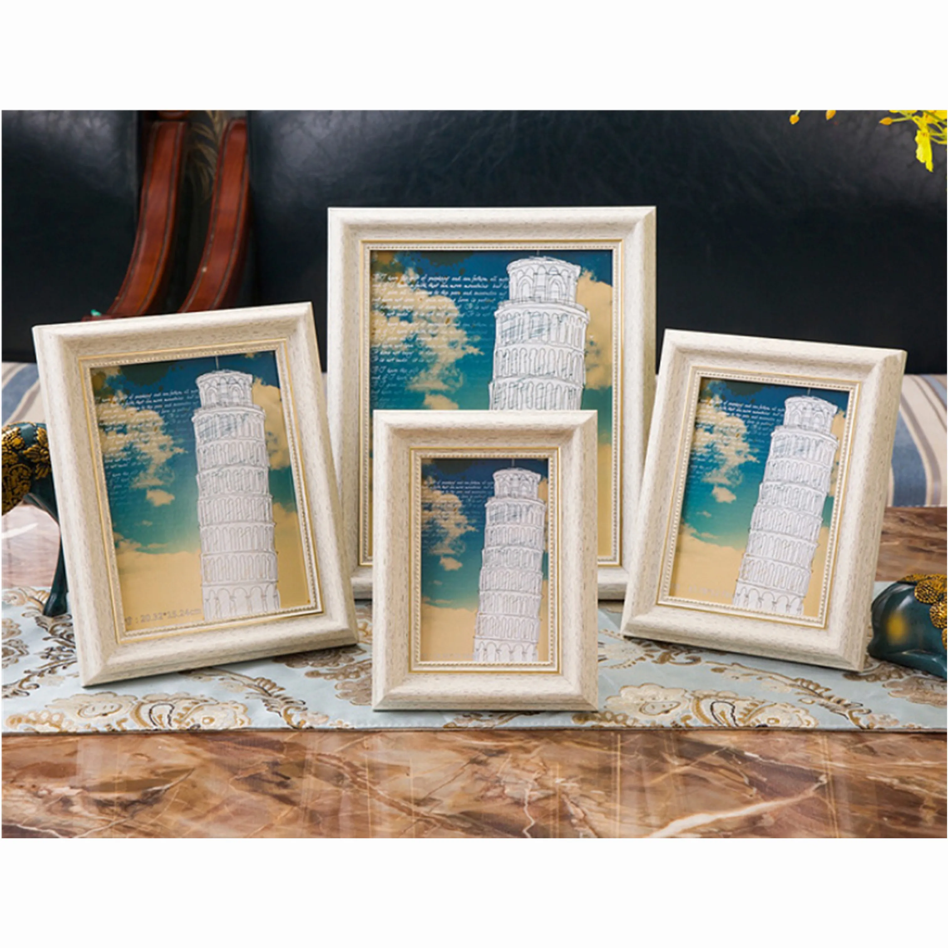 Фоторамка в ретро стиле с птицами креативная винтажная фоторамка изображением