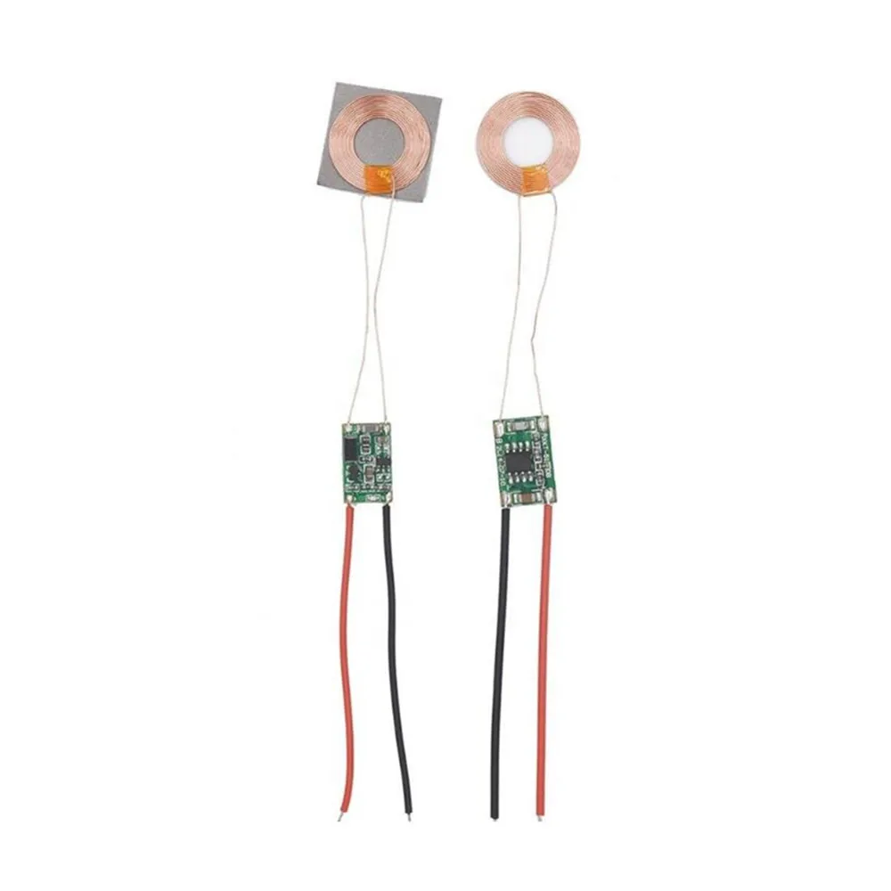 

Taidacent Magnetic Cable Charger KIT for Battery 5V Wireless Charger PCB 5V 200mA Wireless Charger Receiver Module