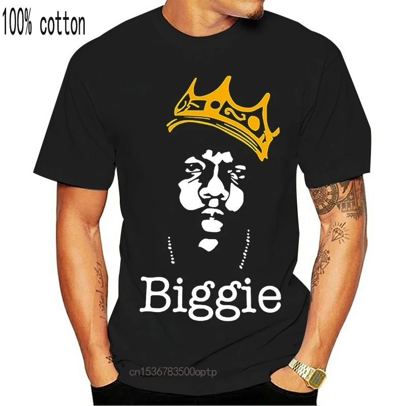 Известная ФУТБОЛКА B I G футболка Biggie Rapper Hip Hop S M L Xl 2X-3Xl Sean Combs Спортивная | Мужская