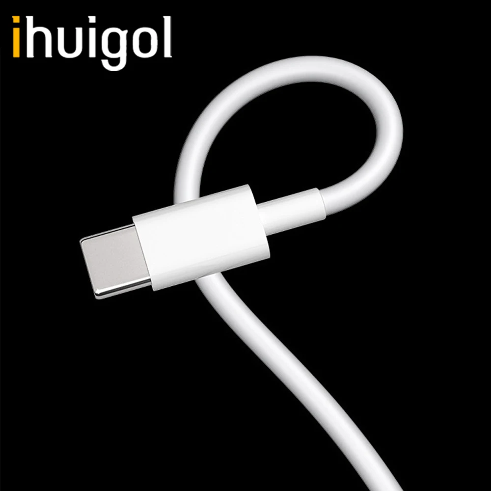 

ihuigol 100W USB C to USB Type-C Cable PD 5A Fast Charger Wire Cord For Macbook Pro Samsung S20 Huawei P30 20 USBC Type C Cables