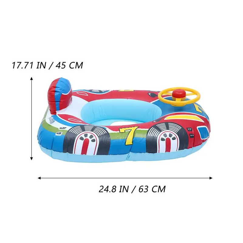 

1pc Swimming Ring Inflatable PVC Swimming Ring Ring Floats Water Float Ring for Children