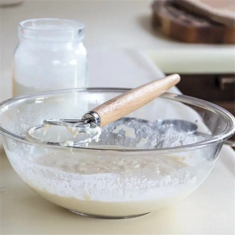 Деревянные ручки датский венчик мука катушка тестомеситель кондитерские