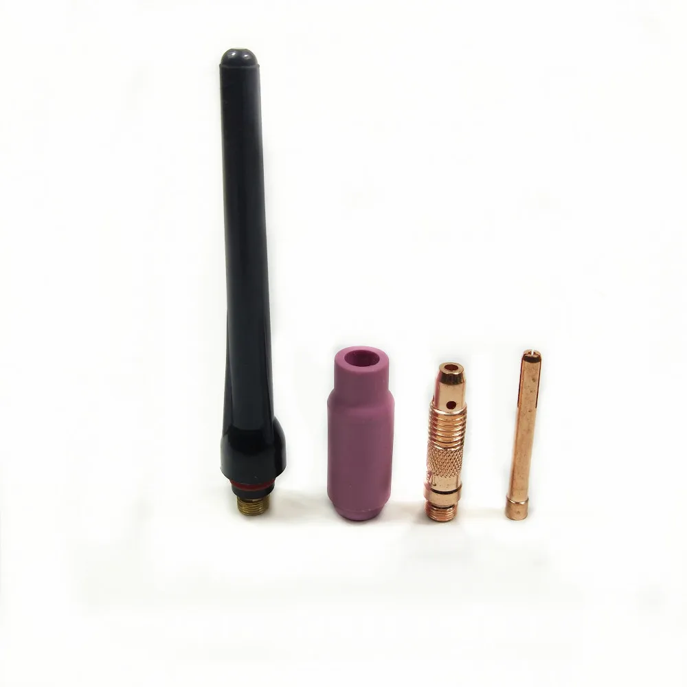 Аргон TIG сварочный фонарь расходные материалы 4 шт. электрода цанговые тела